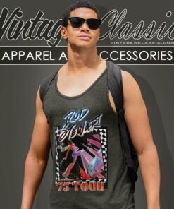 Rod Stewart 75 Tour Retro Tank Top Racerback