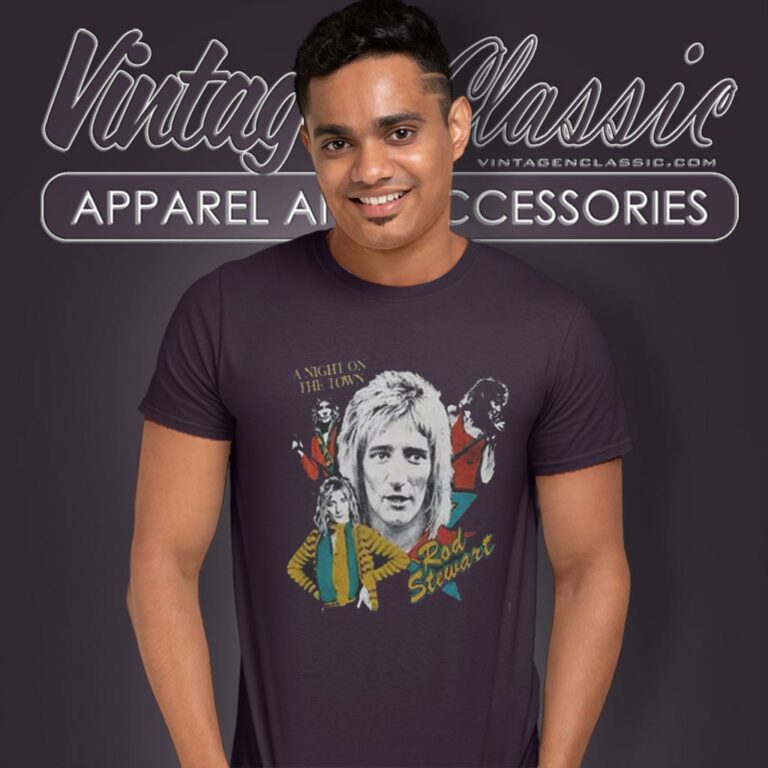 Rod Stewart A Night On The Town T Shirt Rod Stewart A Night On The Town T Shirt