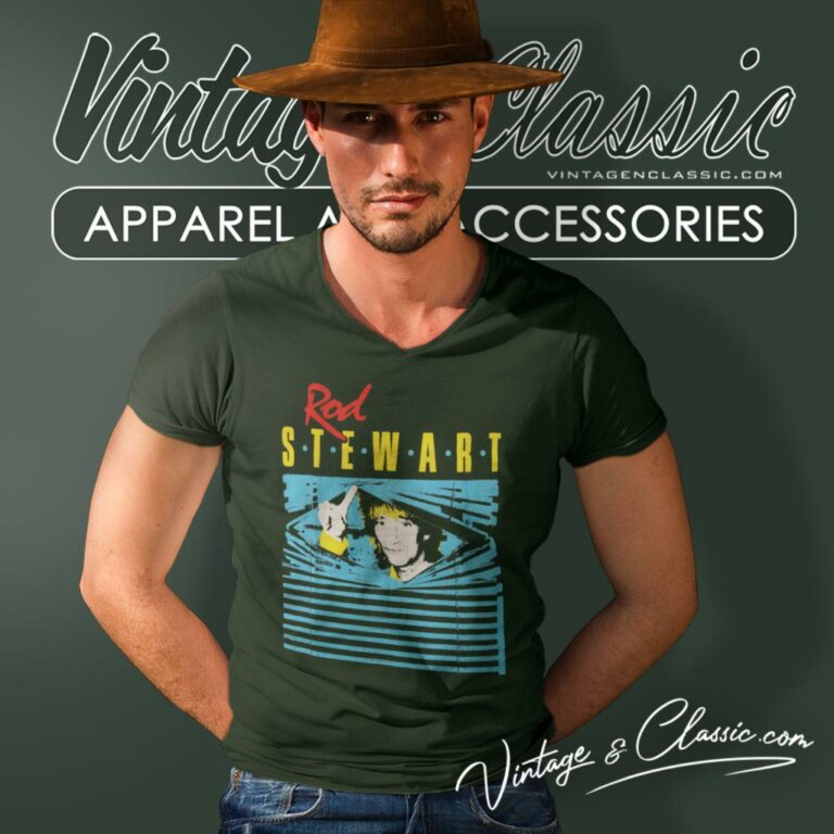 Rod Stewart Blinds V Neck TShirt Rod Stewart Blinds V Neck TShirt