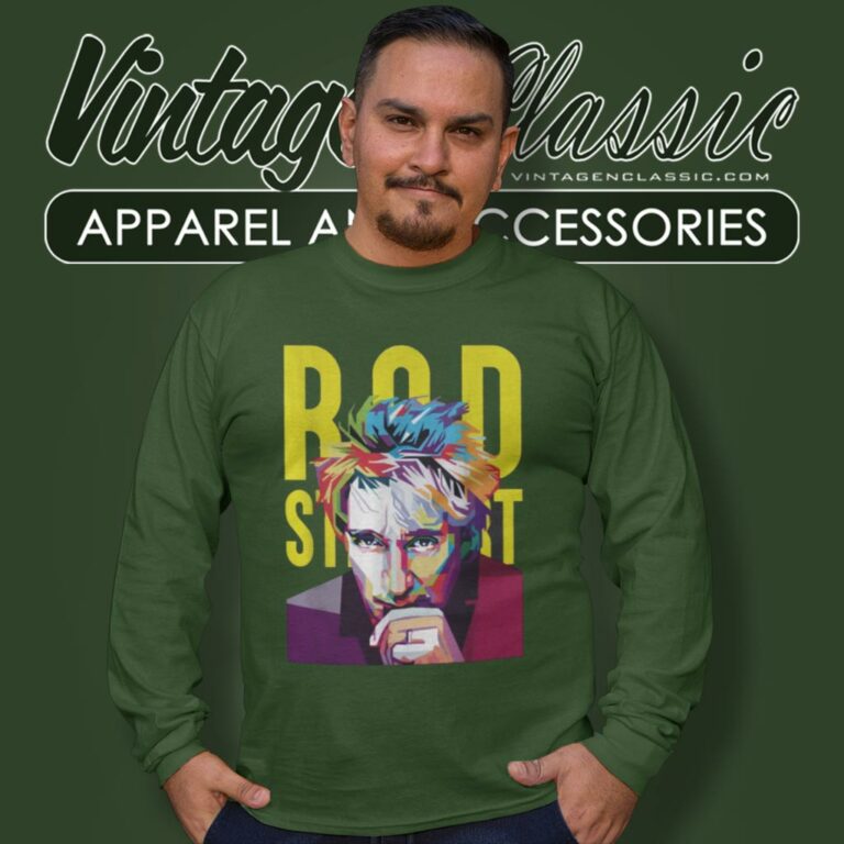 Rod Stewart Blondes Art Long Sleeve Tee Rod Stewart Blondes Art Long Sleeve Tee