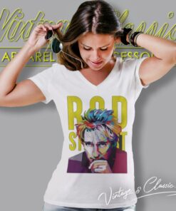 Rod Stewart Blondes Art Shirt 6 Rod Stewart Blondes Art V Neck TShirt