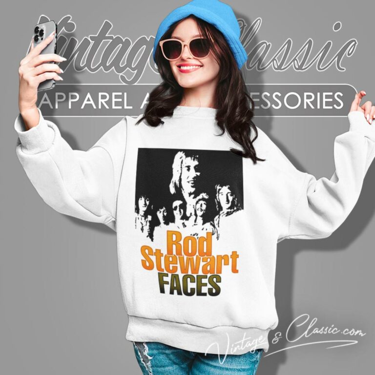 Rod Stewart Faces Tour Sweatshirt Rod Stewart Faces Tour Sweatshirt
