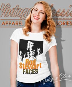 Rod Stewart Faces Tour Shirt 6 Rod Stewart Faces Tour Women T Shirt