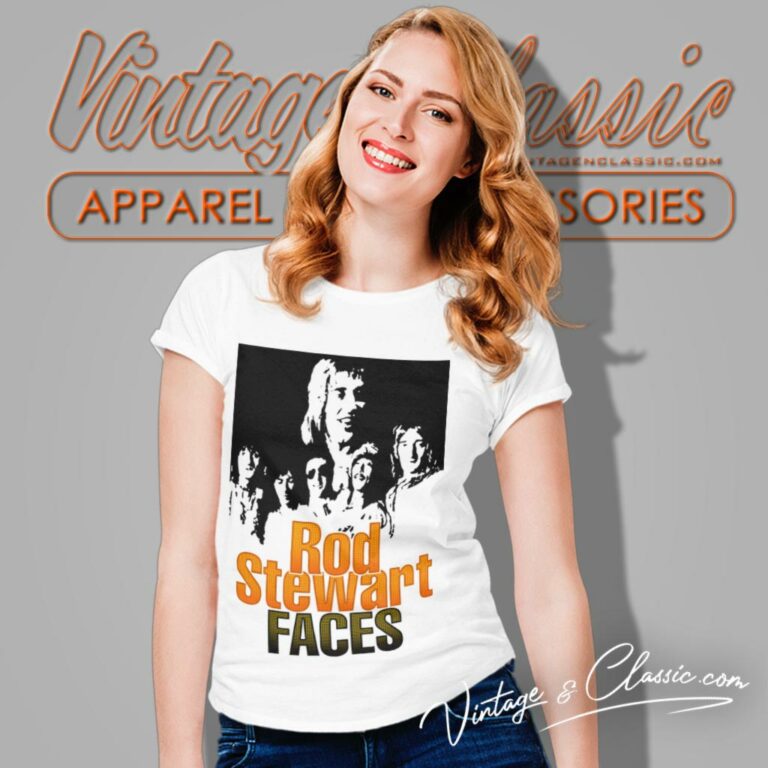 Rod Stewart Faces Tour Women T Shirt Rod Stewart Faces Tour Women T Shirt