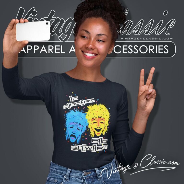 Rod Stewart In Concert Long Sleeve Tee Rod Stewart In Concert Long Sleeve Tee