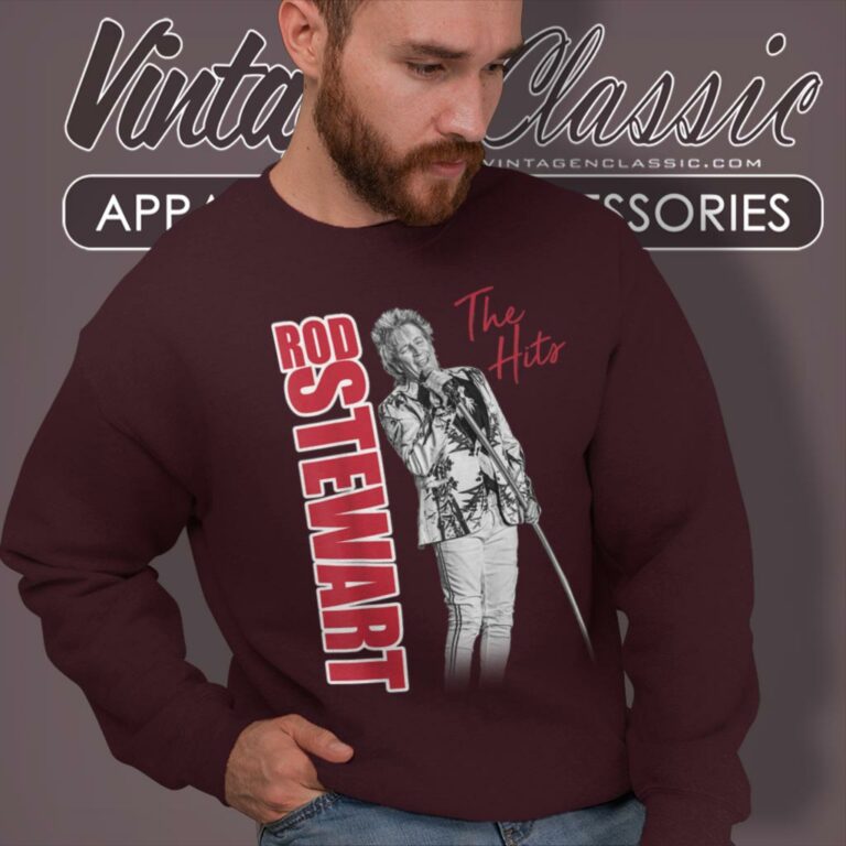 Rod Stewart Las Vegas Photo Sweatshirt Rod Stewart Las Vegas Photo Sweatshirt