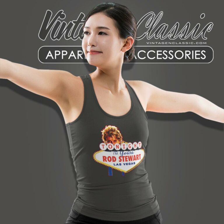 Rod Stewart Las Vegas Tank Top Racerback Rod Stewart Las Vegas Tank Top Racerback