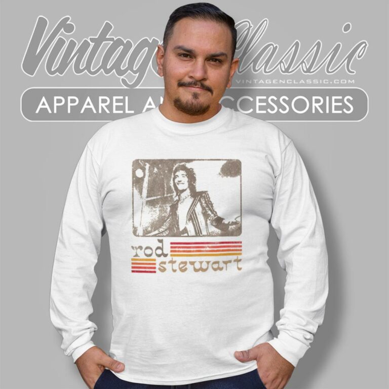 Rod Stewart Live In 1991 Concert Long Sleeve Tee 1 Rod Stewart Live In 1991 Concert Long Sleeve Tee 1