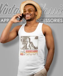 Rod Stewart Live In 1991 Concert Tank Top Racerback 1