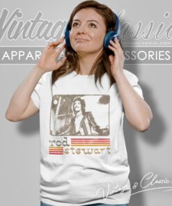 Rod Stewart Live In 1991 Concert Women T Shirt 1