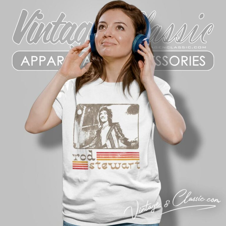 Rod Stewart Live In 1991 Concert Women T Shirt 1 Rod Stewart Live In 1991 Concert Women T Shirt 1