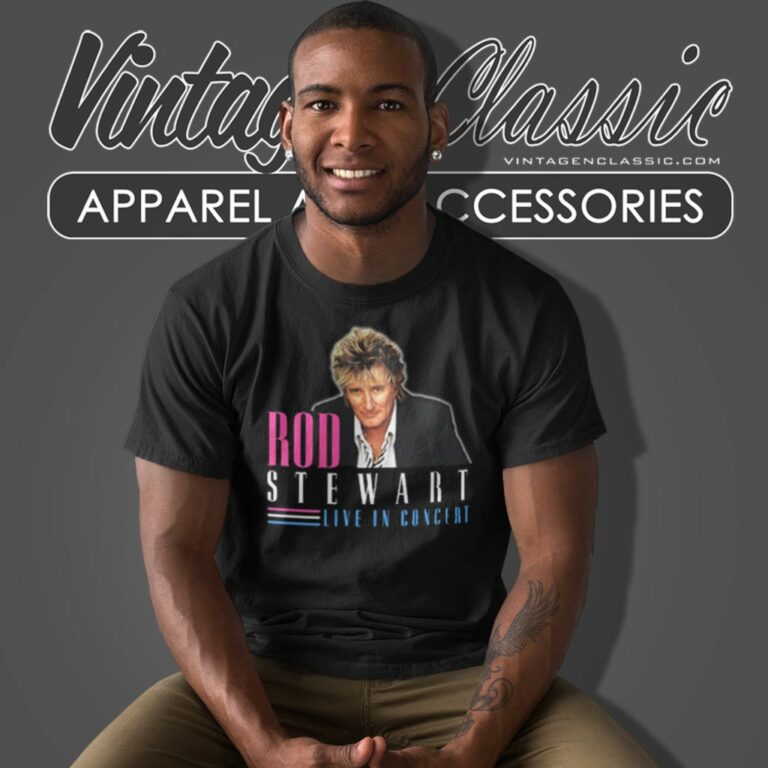 Rod Stewart Live In Concert 1998 T Shirt Rod Stewart Live In Concert 1998 T Shirt