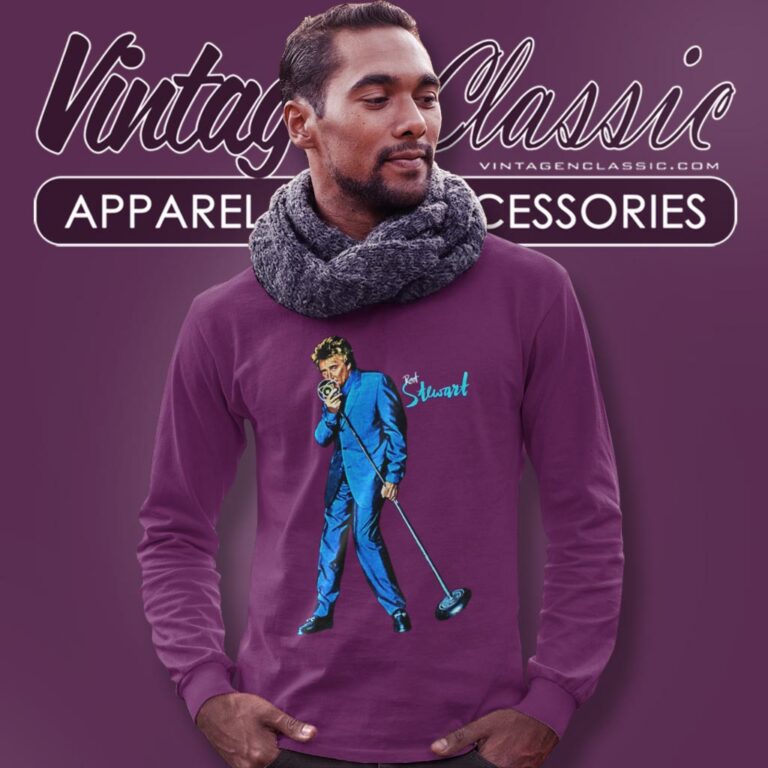 Rod Stewart Live In Concert Long Sleeve Tee Rod Stewart Live In Concert Long Sleeve Tee