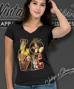 Rod Stewart Love Signatures V Neck TShirt