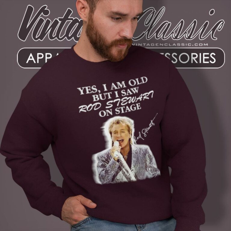Rod Stewart On Stage Sweatshirt Rod Stewart On Stage Sweatshirt