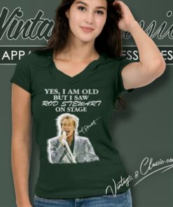Rod Stewart On Stage Shirt 5 Rod Stewart On Stage V Neck TShirt