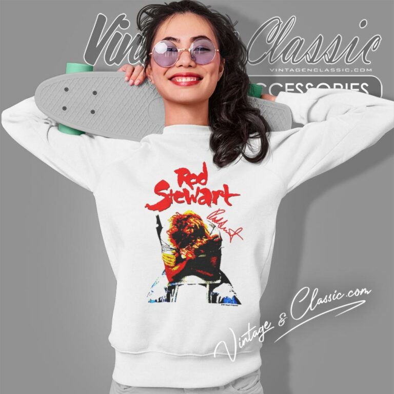 Rod Stewart Out Of Order Album Sweatshirt Rod Stewart Out Of Order Album Sweatshirt