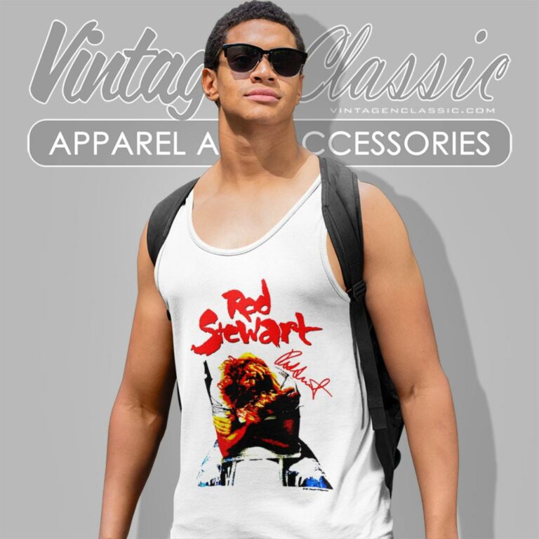 Rod Stewart Out Of Order Album Tank Top Racerback Rod Stewart Out Of Order Album Tank Top Racerback