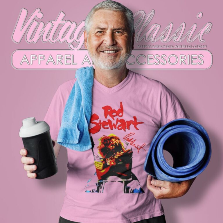 Rod Stewart Out Of Order Album V Neck TShirt Rod Stewart Out Of Order Album V Neck TShirt