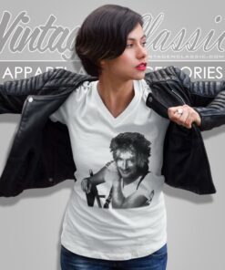 Rod Stewart Out Of Order Tour V Neck TShirt