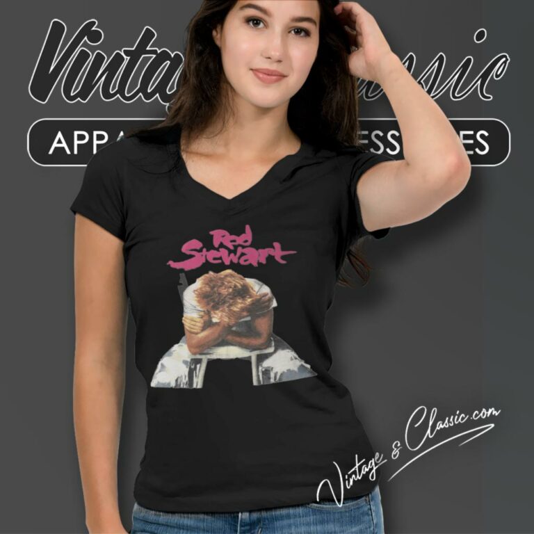 Rod Stewart Out Order Threadbare V Neck TShirt Rod Stewart Out Order Threadbare V Neck TShirt