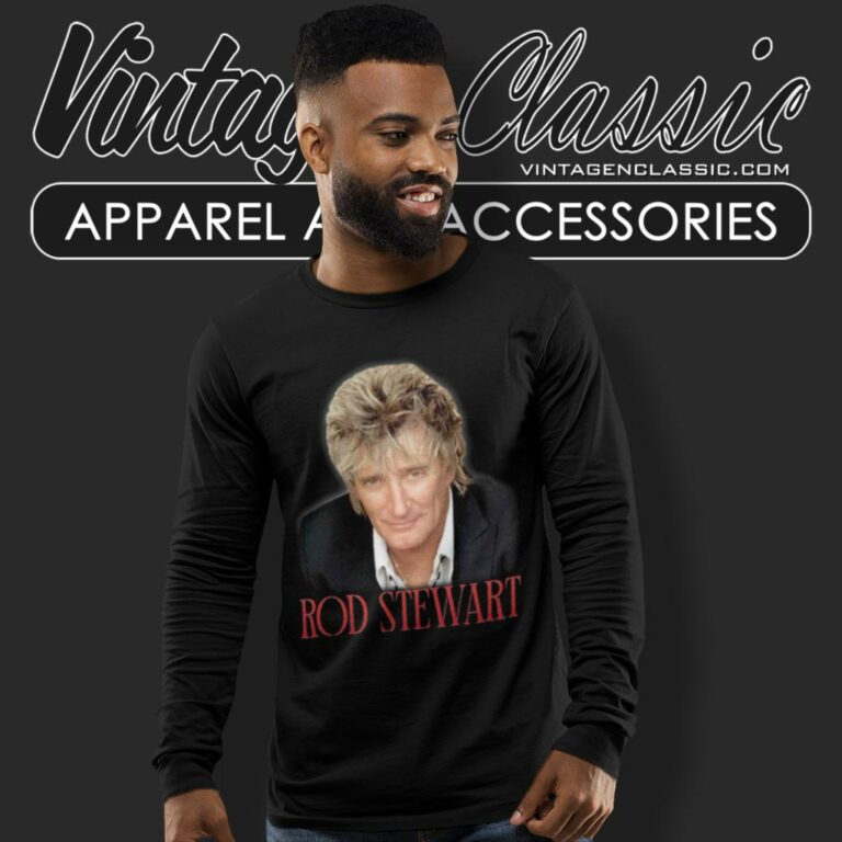 Rod Stewart Poster Long Sleeve Tee Rod Stewart Poster Long Sleeve Tee