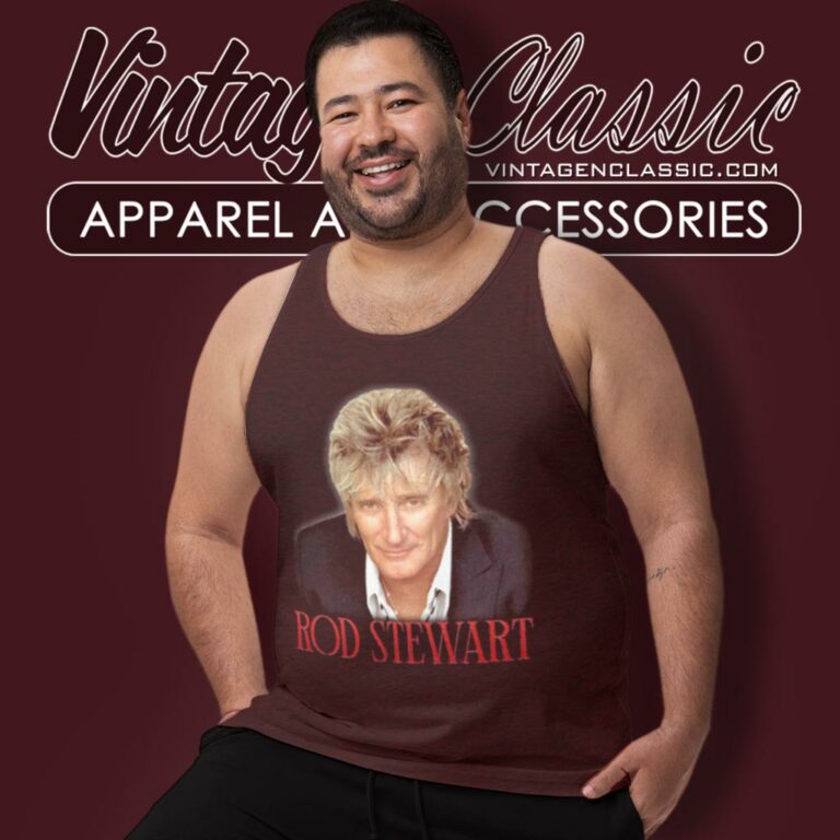 Rod Stewart Poster Tank Top Racerback Rod Stewart Poster Tank Top Racerback
