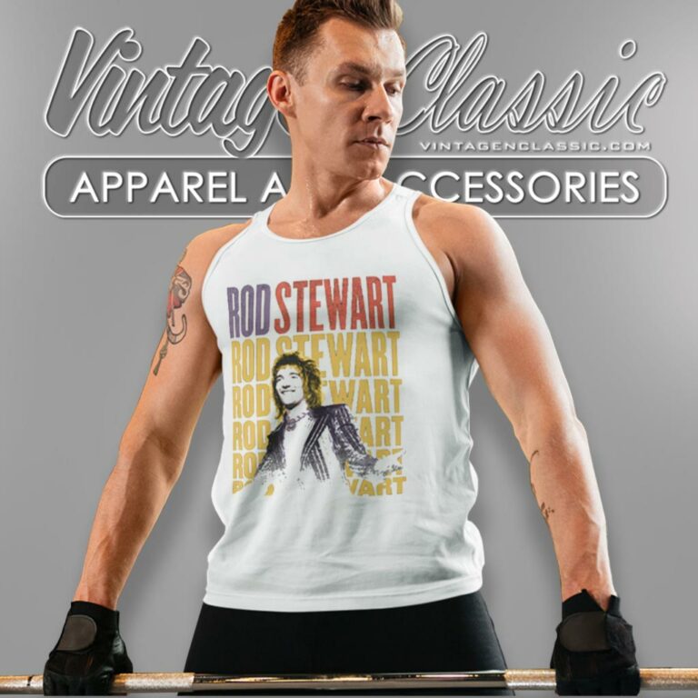 Rod Stewart Repeat Live In Concert Tank Top Racerback Rod Stewart Repeat Live In Concert Tank Top Racerback