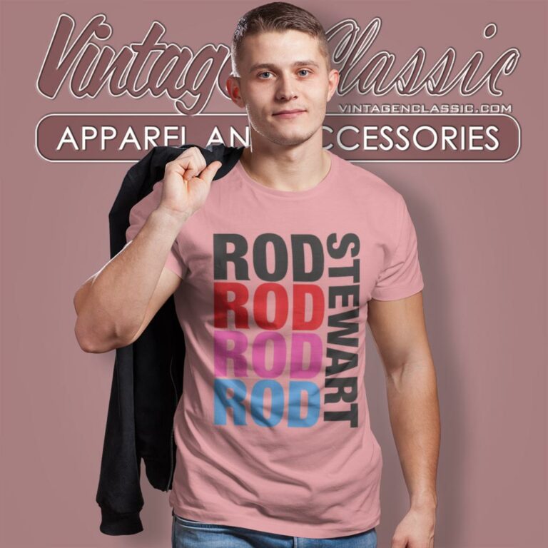 Rod Stewart Repeat Name T Shirt Rod Stewart Repeat Name T Shirt