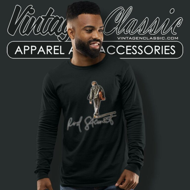 Rod Stewart Rock Star Long Sleeve Tee Rod Stewart Rock Star Long Sleeve Tee