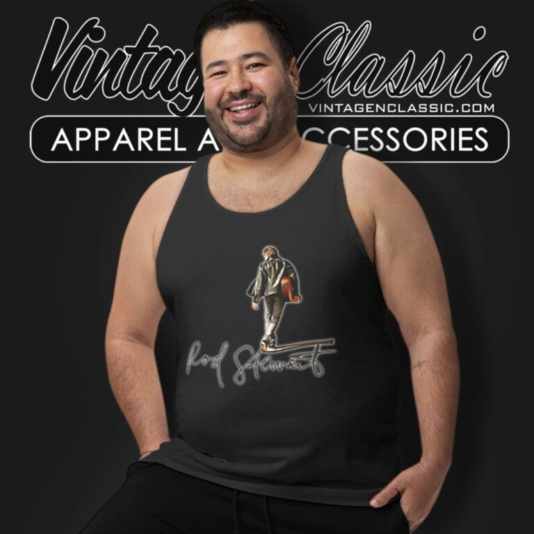 Rod Stewart Rock Star Tank Top Racerback Rod Stewart Rock Star Tank Top Racerback
