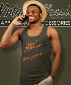 Rod Stewart Shirt Blondes Have More Fun Tank Top Racerback