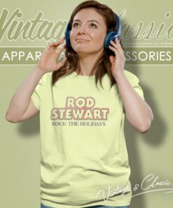 Rod Stewart Shirt Rock The Holidays Women T Shirt