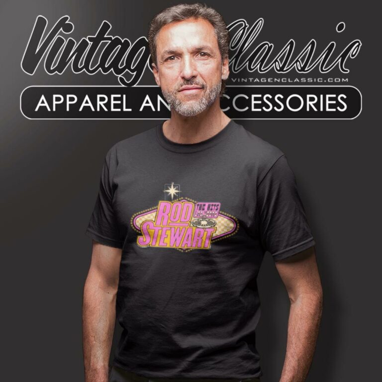 Rod Stewart Shirt The Hits Vegas Marquee T Shirt Rod Stewart Shirt The Hits Vegas Marquee T Shirt