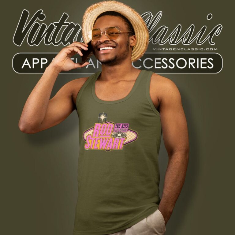 Rod Stewart Shirt The Hits Vegas Marquee Tank Top Racerback Rod Stewart Shirt The Hits Vegas Marquee Tank Top Racerback