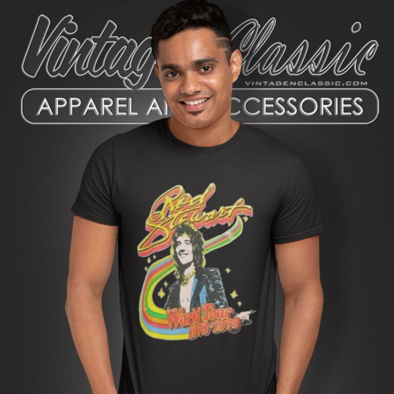 Rod Stewart Shirt World Tour 1978 1979 T Shirt Rod Stewart Shirt World Tour 1978 1979 T Shirt