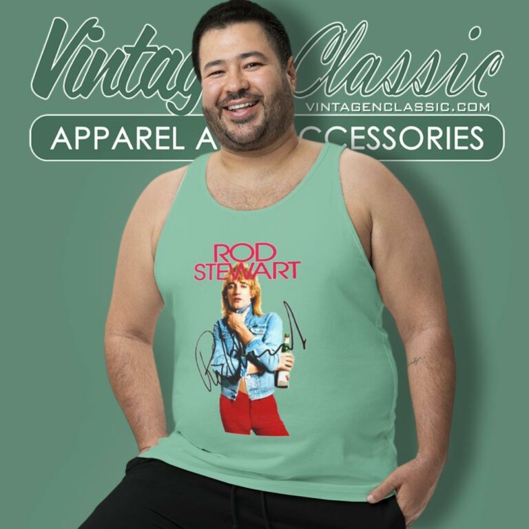 Rod Stewart Signatures Tank Top Racerback Rod Stewart Signatures Tank Top Racerback