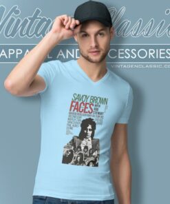 Rod Stewart Singer V Neck TShirt