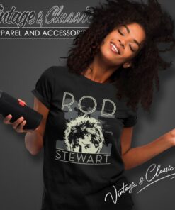 Rod Stewart Splatter Hair Women T Shirt