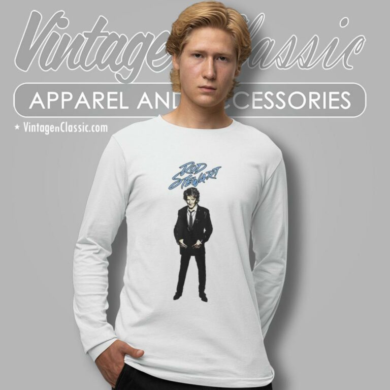 Rod Stewart Standing Long Sleeve Tee Rod Stewart Standing Long Sleeve Tee
