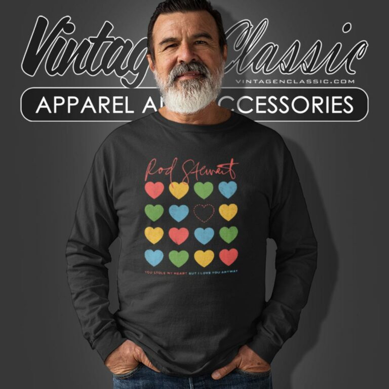 Rod Stewart Stole My Heart Long Sleeve Tee Rod Stewart Stole My Heart Long Sleeve Tee