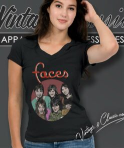 Rod Stewart The Faces V Neck TShirt