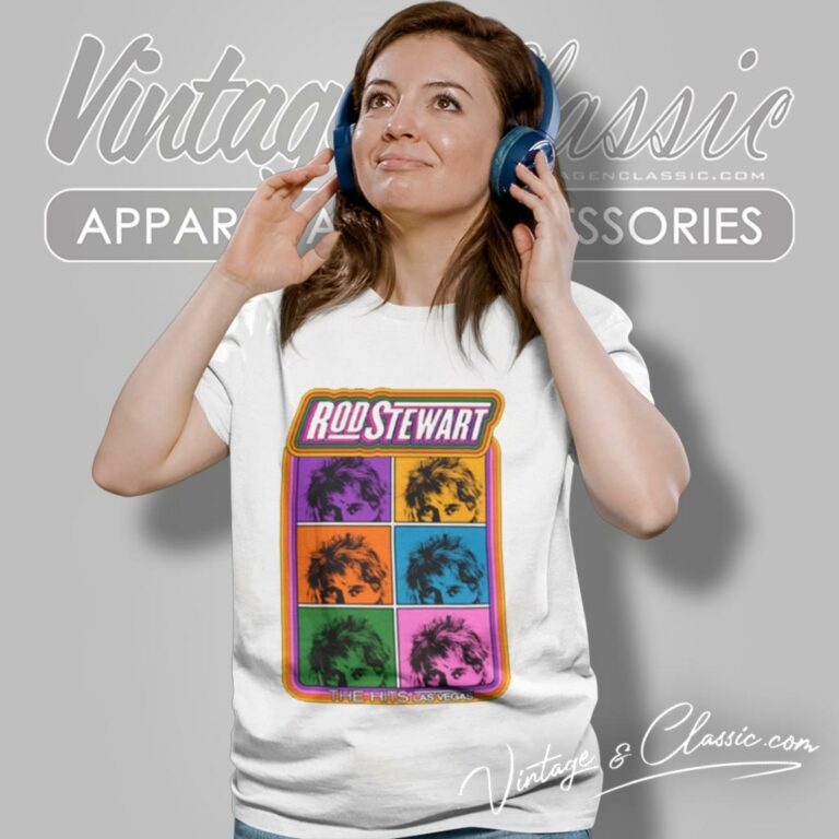 Rod Stewart The Hits Vegas Women T Shirt Rod Stewart The Hits Vegas Women T Shirt