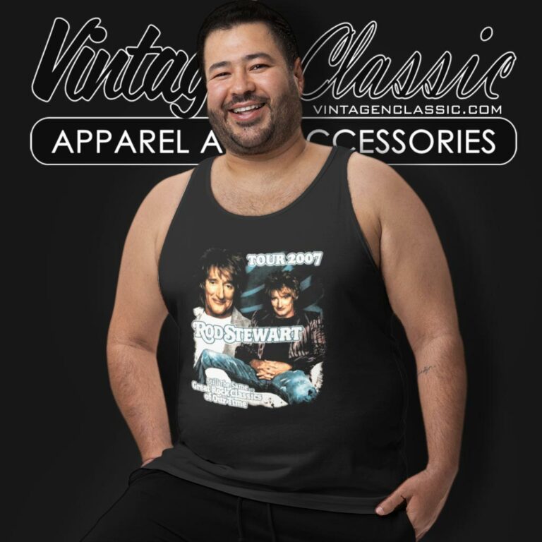 Rod Stewart Tour 2007 Tank Top Racerback Rod Stewart Tour 2007 Tank Top Racerback