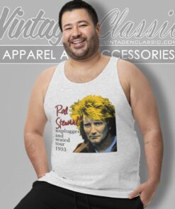 Rod Stewart Unplugged And Seated Tour Tank Top Racerback