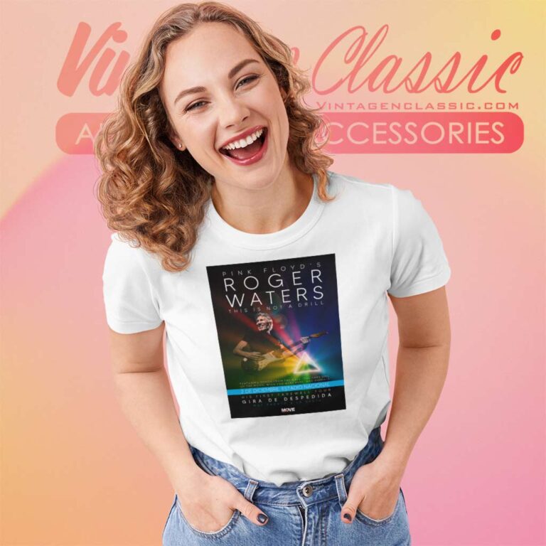 Roger Waters Pink Floyd Poster Shirt This Is Not A Drill Women TShirt Roger Waters Pink Floyd Poster Shirt This Is Not A Drill Women TShirt