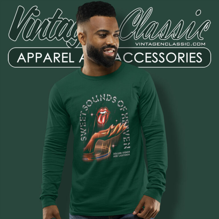 Rolling Stone And Lady Gaga Sweet Sounds Monster Long Sleeve Tee Rolling Stone And Lady Gaga Sweet Sounds Monster Long Sleeve Tee