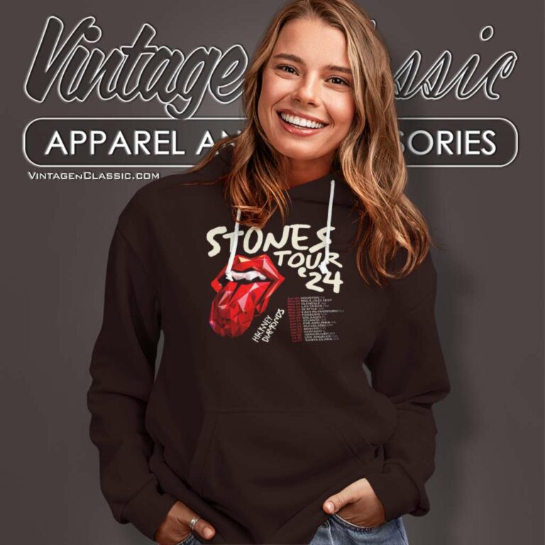 Rolling Stones 2024 Hackney Diamonds Tour Hoodie Rolling Stones 2024 Hackney Diamonds Tour Hoodie