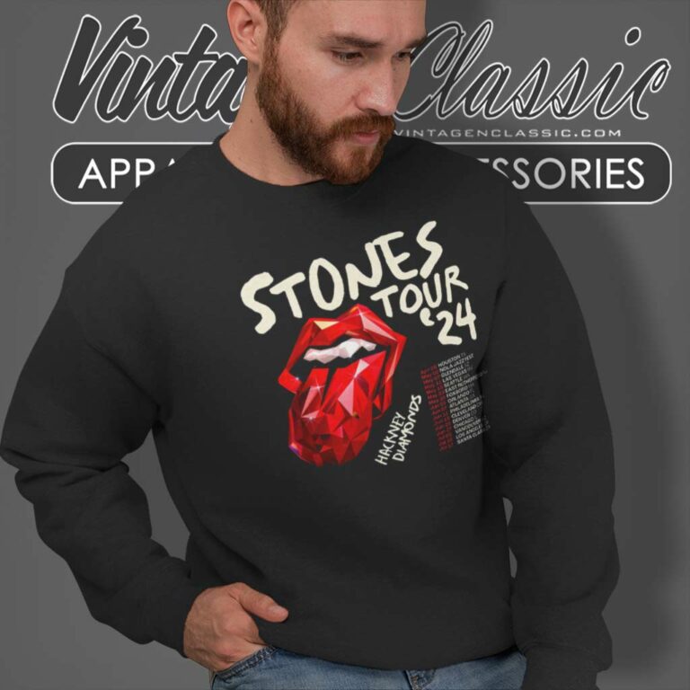 Rolling Stones 2024 Hackney Diamonds Tour Sweatshirt Rolling Stones 2024 Hackney Diamonds Tour Sweatshirt