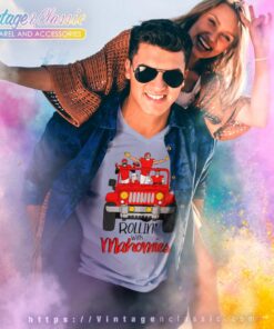 Rolling With Mahomies Chiefs Jeep V Neck TShirt